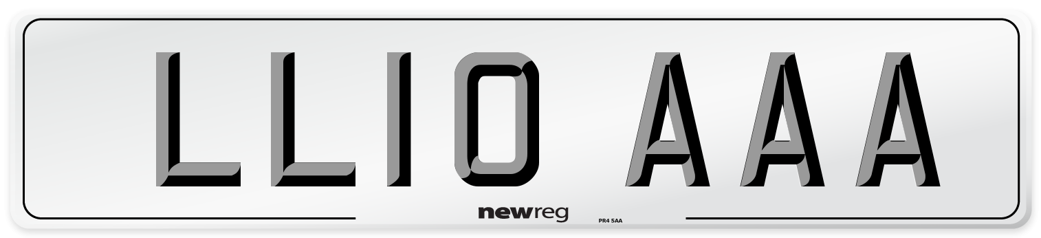 LL10 AAA Number Plate from New Reg